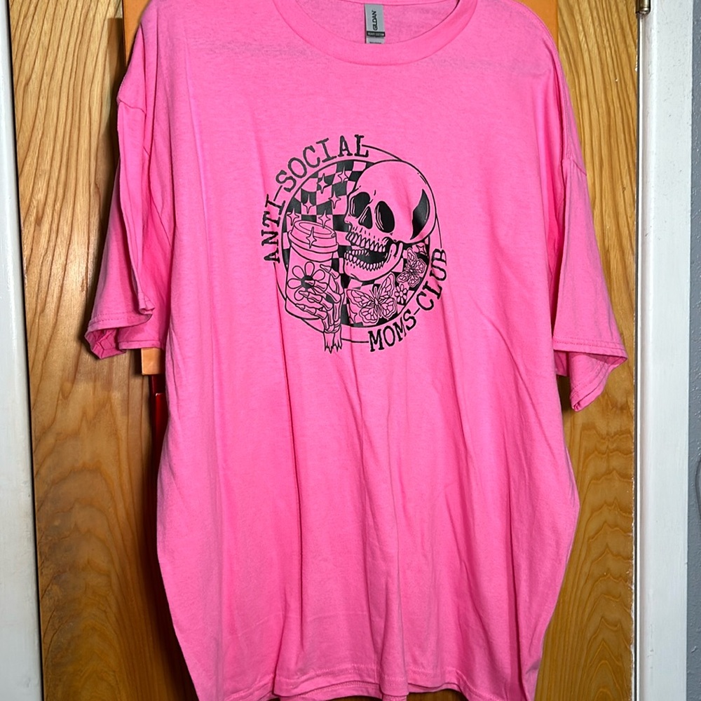 Hot pink T-shirt